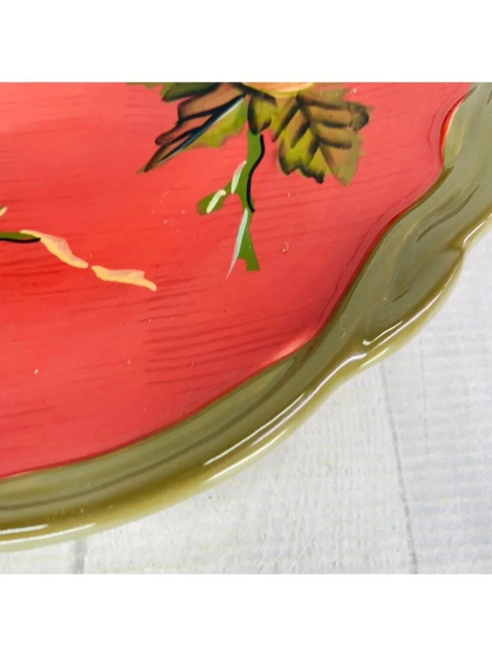 Tracy Porter THE OCTAVIA HILL COLLECTION Red Embossed 11